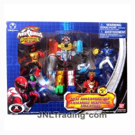 Bandai Year 2007 Power Rangers Operation Overdrive 5 Pk Figure Set MINI ADVENTURE SET C