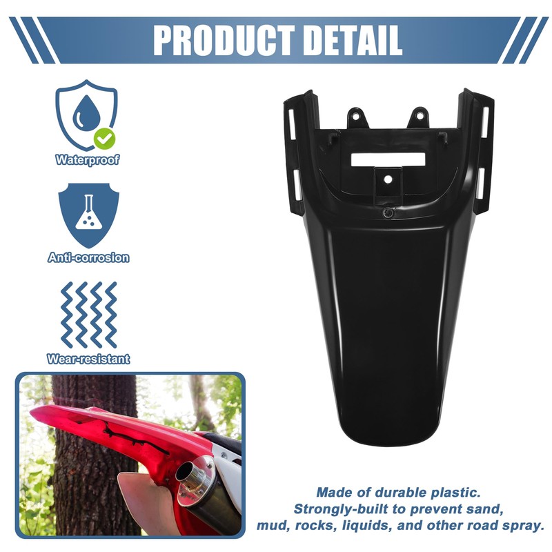 ACROPIX Motorcycle Rear Tail Mudguard Fender Dirt Bike Pit Mudguard