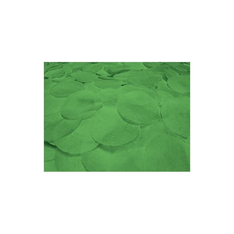 Apple Green Paper Confetti, 2.5cm diameter, 10 grams