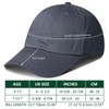 GADIEMKENSD Kids Plain Baseball Cap, Unconstructed Fit, Washed Cotton, 3-12