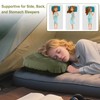 UWILLION Camping Pillow with Ice Silk Memory Foam Cover -
