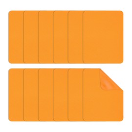 PATIKIL Iron-on Patches 95 x 125mm, 12 Pack Fabric Repair Patches Cotton Iron on Patch for Clothes Repair Decorating Kit, Orange