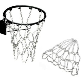 Basketball Net Replacement, Basketball Net Chain, Basketball Hoop Net, Metal Basketball Net, Outdoor Basketball Net for Indoor Basketball Court, Campus Basketball Court, Durable
