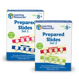 Learning Resources Set Combinado de Diapositivas preparadas, 48 muestras