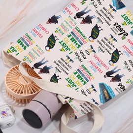 Elf Christmas Holiday Movie Tote Bag He's An Angry Elf Shopping Bag Elf Inspired Comedy Lover Gift for BFF Mom (He's An Angry Elf)