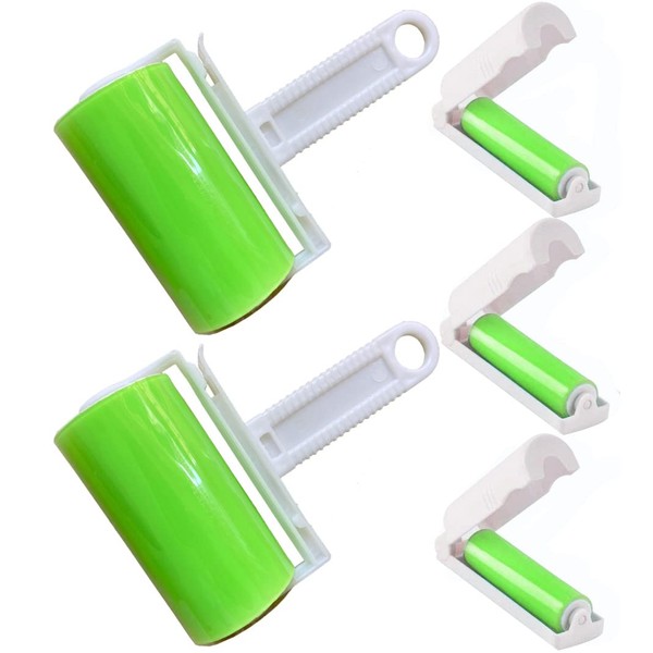 Sticky Lint Roller 5 Pack, Reusable Washable Lint Roller Pet