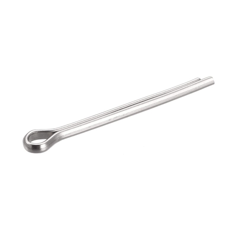 sourcing map Split Cotter Pin, 4mm x 40mm Stainless Steel