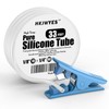HKJWYES Pure Silicone Tubing (33ft), 1/8" ID x 1/4" OD