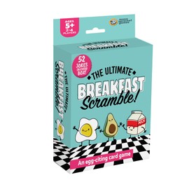 The Ultimate Breakfast Scramble Card Game - Fast-Paced Family Game, 52 Jokes in Every Box! Fun Strategy Game for Kids & Adults, Ages 5+, 2-4 Players, 15 Min Playtime, Made by Moon Sprocket Games