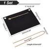 WADORN 1 Set Purse Organiser Insert Conversion Kit with Gold