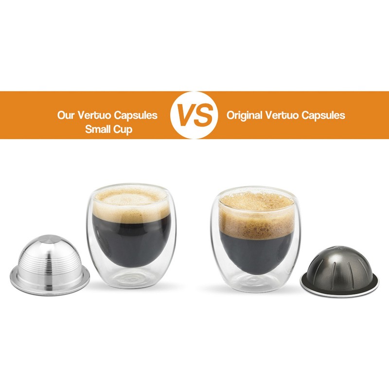 Refillable Coffee Pod Reusable Coffee Powder Capsule Stainless Steel 70ML