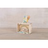 Rayher Wooden 3D Gift Box “Journey” 62920505, FSCMixCred, Natural, 11.5