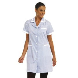 Siggi Group Unisex Professionell Polo Shirt, Weiß/Hellblau, L