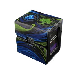 Ai Armor MTG Commander 100+ Card Custom Art Deck Box With Storage (Blue/Green)