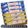 Nag Champa White Sage Incense Sticks & Holder Bundle Variety