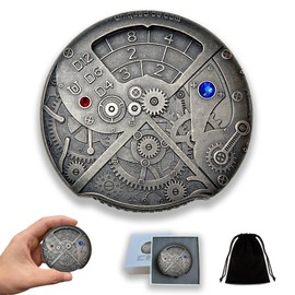 UD Roulette Dice DND Dice Dungeons and Dragons Metal Hollow Role Playing Dice D4, D6, D8, D10, D12, D20 and D% with Gift Box for Shadowrun, Pathfinder, Savage World, Warhammer and RPG Dice Games