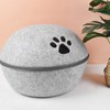 Cat Cave Bed Detachable Washable Semi Enclosed Felt Kitten Hideout
