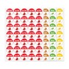 700 PCS Spicy Indicator Stickers 4 Level Chili Pepper Labels