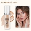 Kpeuuef Color Changing Foundation,Moisturizing Flawless Foundation Makeup SPF 50 PA+++