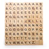 Coloch 1000PCS Wood Scrabble Letters, Wood Letter Tiles A-Z Capital