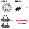 12mm Rear Disc Hydraulic Brake Master Cylinder Caliper Assembly Pad