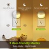 AUVON Plug in Night Light with Motion Sensor and Dusk