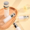 JINGXINHZP White with Gold Acrylic Vacuum Pump Bottle, Emulsion Foundation