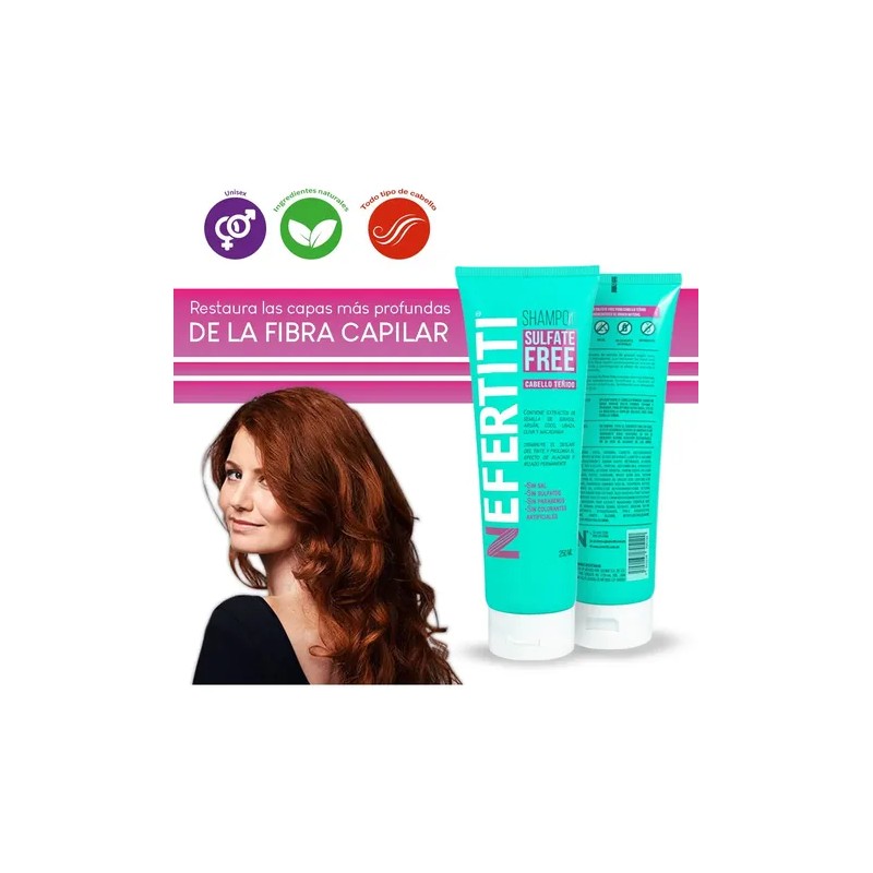 Shampoo Sin Sal Y Sin Sulfatos Para Cabello Teñido Con
