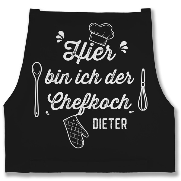 Geschenk mit Namen personalisiert by Shirtracer - Apron Personalised with