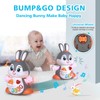 MOONTOY Baby Crawling Toys 6 to 12 Months,Bunny Musical Toy