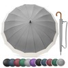 G4Free 54 Inch Large Windproof Umbrella for 2 Persons, 16