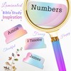 Bible Tabs with Unique Stickers, Laminated Bible Tabs for Women