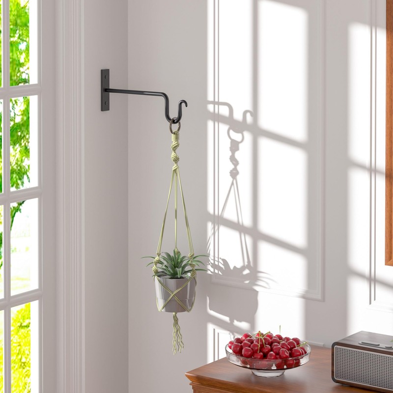 KOOKASHOP Plant Hook Plant Hanger, 2 Pack 8 Inch Plant