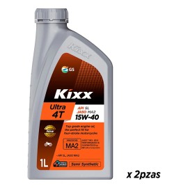 Aceite Moto Semi-sint. Kixx Ultra 4t Sl/ma2 15w-40, 1l/2p