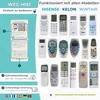 Wellclima WEC-HIS1 Air Conditioning Remote Control for Hisense, Kelon, Wintair,