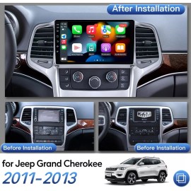 FORTDOWS For 2011-13 Jeep Grand Cherokee GPS Navi Android 12 Car Radio Stereo Carplay 32G