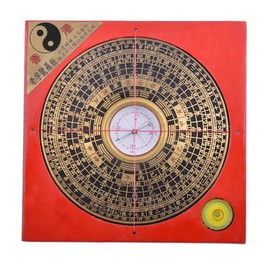 4.3 Inch Feng Shui Compass Luo Pan/lou Pan Tool W Free Mxsabrina Red String Bracelet G7011
