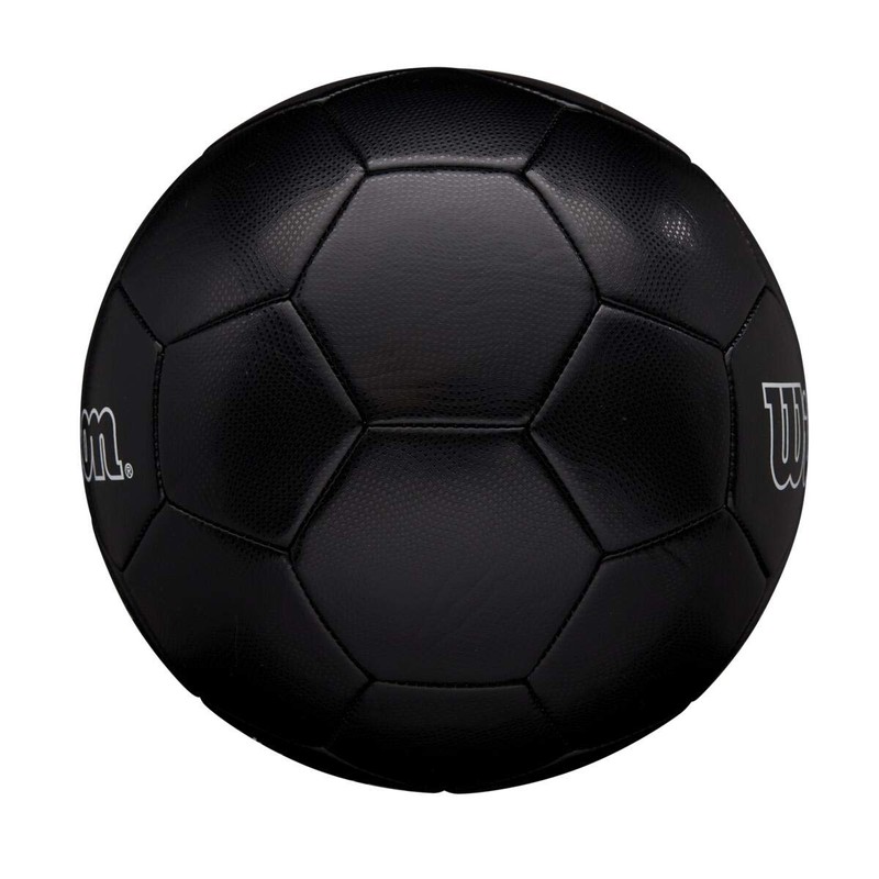WILSON Balón de fútbol Tradicional, Color Negro, Talla 5