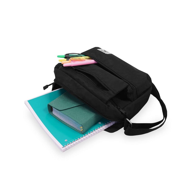 Everest Cross Body Bag, Black, One Size