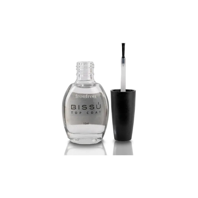 Esmalte Top Coat Bissú Transparente de 15 mL con Secado