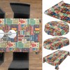 Anro Oilcloth Wax Tablecloth, Washable