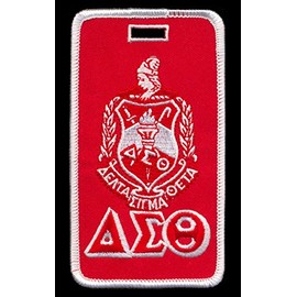 Delta Sigma Theta Sorority Shield Embroidery Id/luggage Tag
