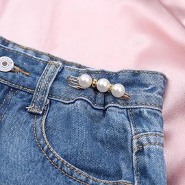 12 Pieces Pearl Brooch Pins, Safety Pin for Women Girls Clothing Dresses Jeans,Sweater Shawl Clips Pearl Brooches
