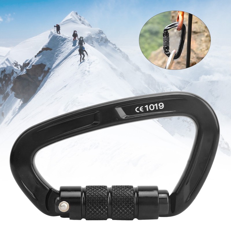 XINDA Carabiner Outdoor Climbing Safety Buckle Fast Downhill D Type