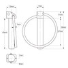 Donaly Lynch Pin Lock Pin for Agricultural Machinery Cultivator Tractor