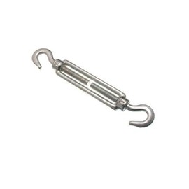 TURNBUCKLE STRAINER FENCE WIRE TENSIONER HOOK - HOOK ZP 8MM ( pack of 3 )