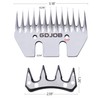 13 Teeth Straight Replacement Blades for Sheep Shears, Professional Stainless