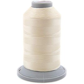 NTS Nähtechnik 1000 m Sewing Thread, Leather Yarn 20, Choice of Colours, Filament Yarn for Leather (Cream)
