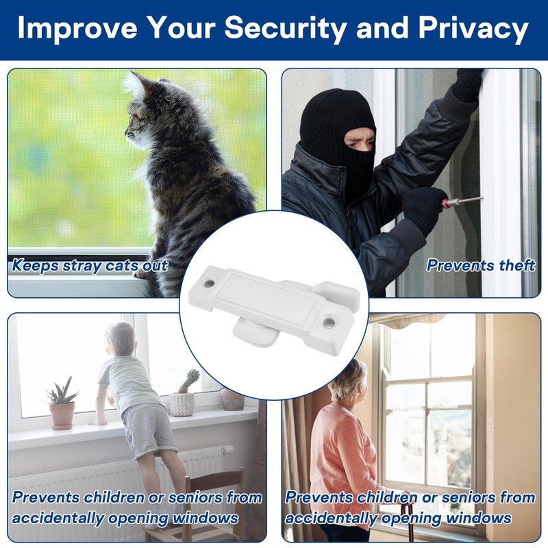 ZIUZI 2 Pcs Window Sash Lock, F 2590 Replace Broken