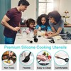 E-far Silicone Cooking Utensils Set, 25 Piece Kitchen Utensils with